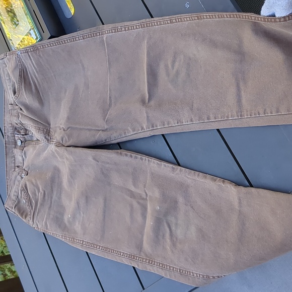 Dickies Men's Relaxed Fit Brown Jeans - Picture 1 of 3